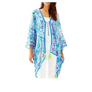 NEW LILLY PULITZER ONE SIZE ISLAND CAFTAN *GILLTY PLEASURE* MULTI VHTF🦄
